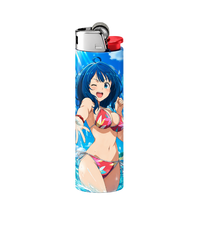 Blue Hair Baddie Dual-Side Edition Lighter | Gift Craft