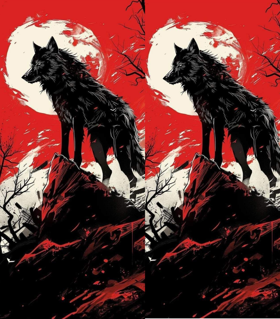 Crimson Wolf 🐺🔴 | Lighter | Gift Craft