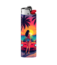 Vice City Tropical Sunset Drive | Lighter | Gift Craft