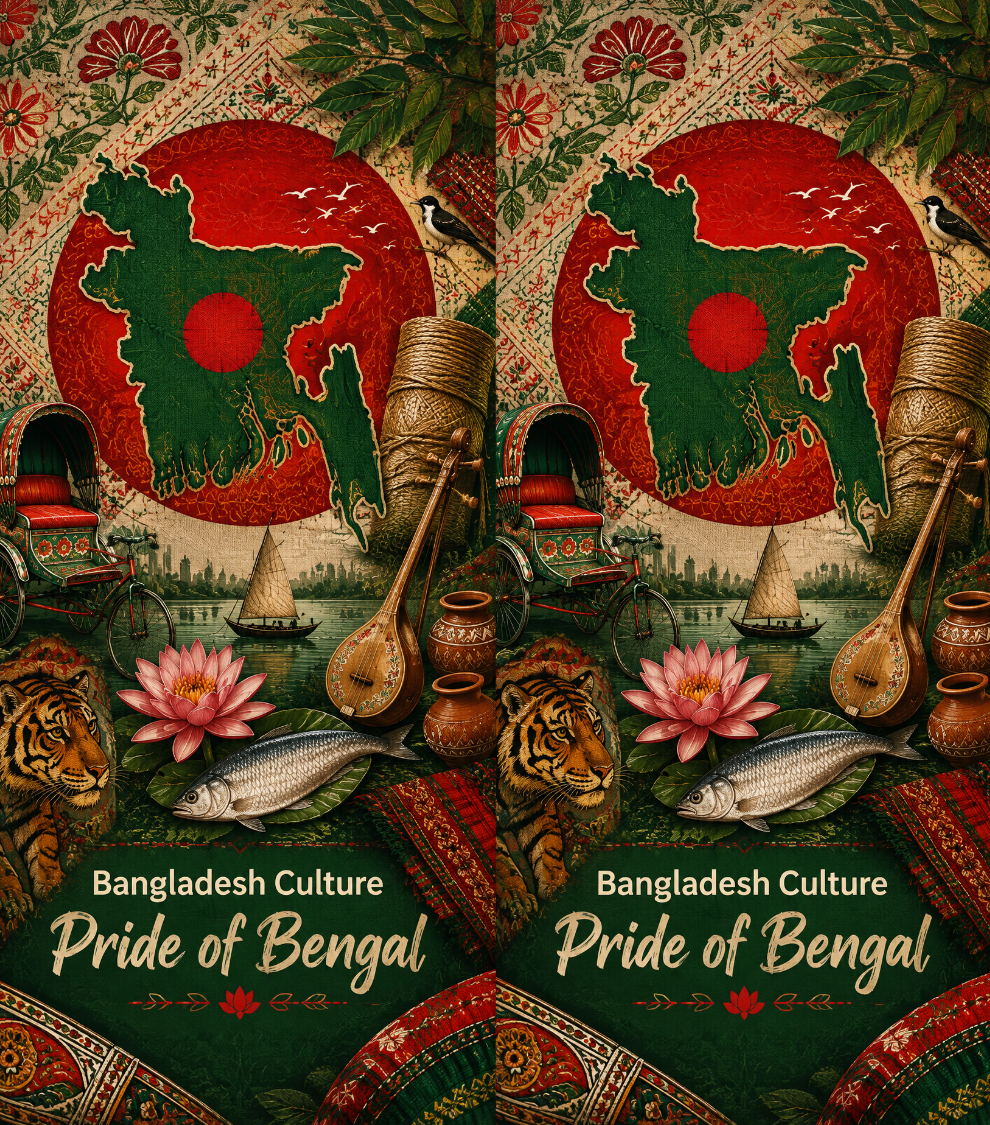 Bangladesh Heritage Lighter Pack | 4-Piece Set | Gift Craft BD