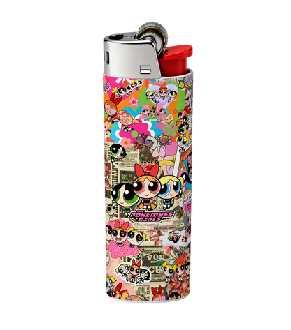Powerpuff Girls Lighter Pack | 4-Piece Cartoon Set | Gift Craft BD