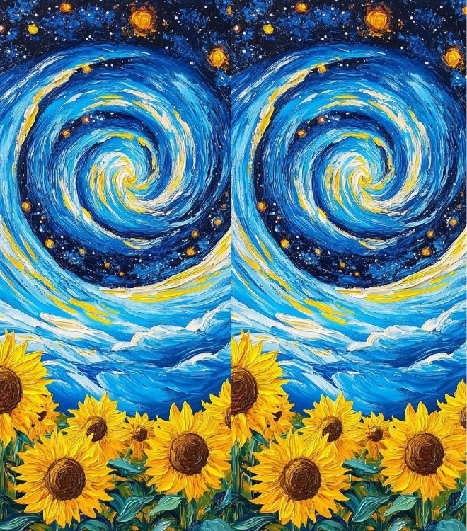 Van Gogh Lighter Pack | 4-Piece Art Set | Gift Craft BD