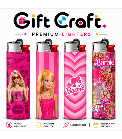 Barbie Lighter Pack | 4-Piece Art Set | Gift Craft BD