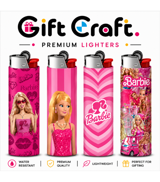 Barbie Lighter Pack | 4-Piece Art Set | Gift Craft BD