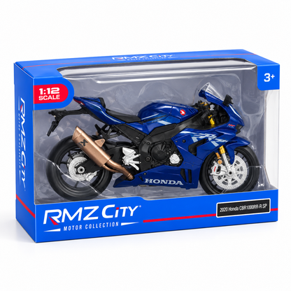 Honda CBR1000RR-R SP 1:12 Scale Model Sports Bike – Metallic Blue Edition