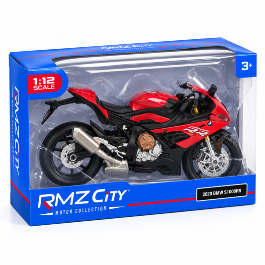 BMW S1000RR 1:12 Scale Model Sports Bike – Red & Black Edition