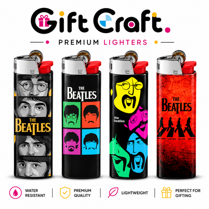 The Beatles Lighter Pack 1 | 4-Piece Set | Gift Craft BD