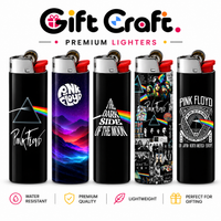 Pink Floyd Lighter Pack | 5-Piece Set | Gift Craft BD
