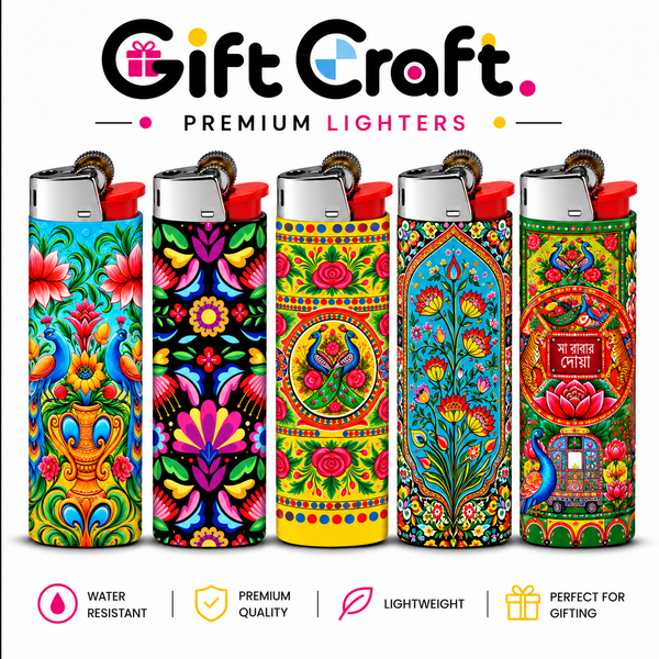 Rickshaw Art | 5-Piece Set | Gift Craft BD