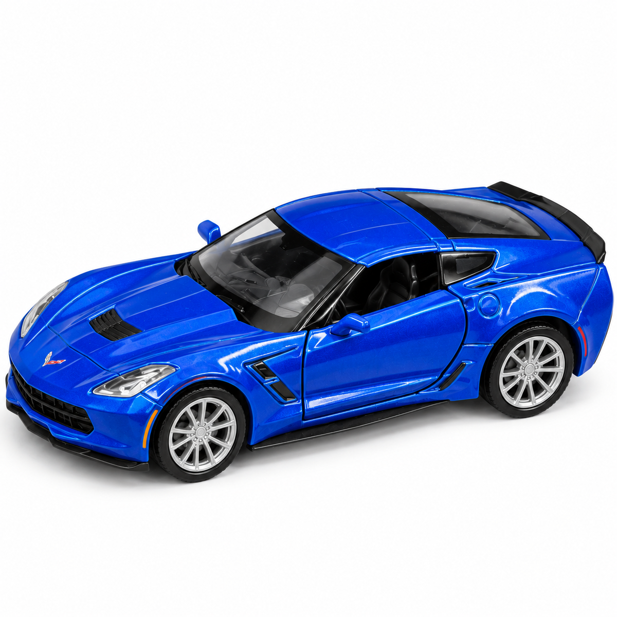 Blue Chevrolet Corvette Grand Sport Die-Cast Model Car – RMZ City