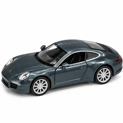 RMZ City Porsche 911 Carrera S Die-Cast Model Car – Metallic Grey