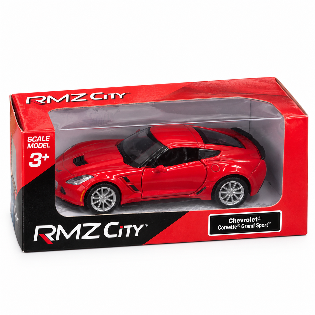 Red Chevrolet Corvette Grand Sport Die-Cast Model Car – RMZ City