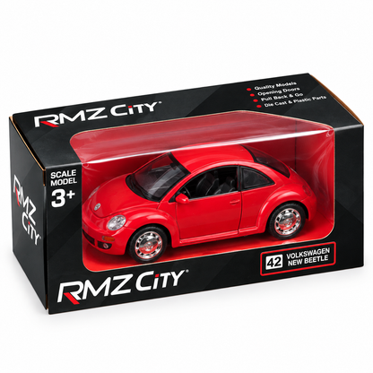 Red Volkswagen Beetle Die-Cast Model Car – RMZ City