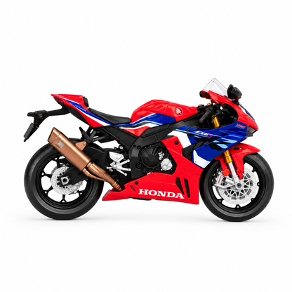 Honda CBR1000RR-R SP 1:12 Scale Model Sports Bike – Red, Blue & White Edition