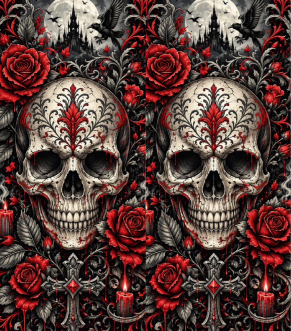 Mexican Skull Lighter Pack | 4-Piece Skull Set | Gift Craft BD