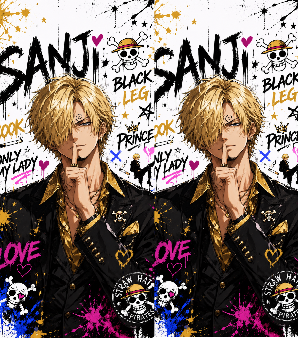 SANJI ONE PIECE Dual-Side Edition Lighter | Gift Craft