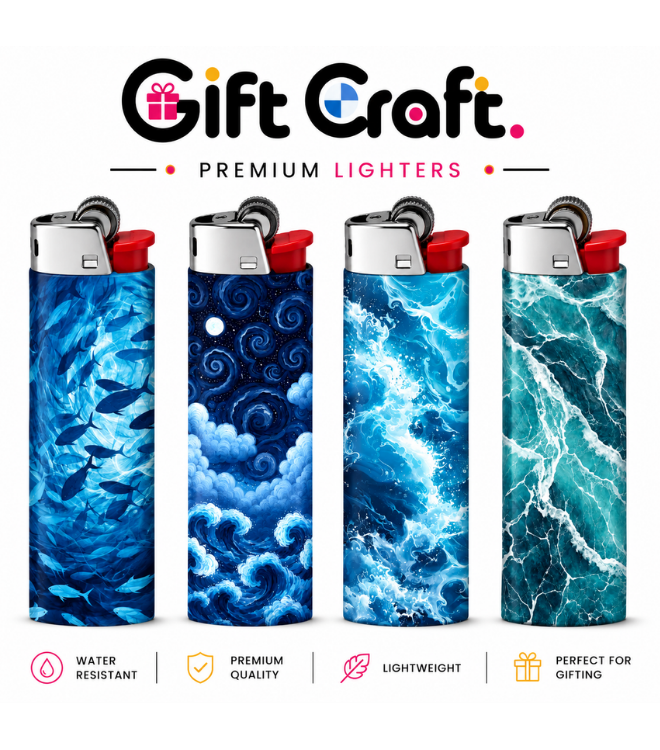 Water Lighter Pack | 4-Piece Art Set | Gift Craft BD