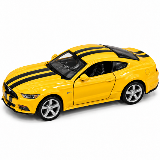 RMZ City 2015 Ford Mustang GT 5.0 Die-Cast Model Car – Yellow
