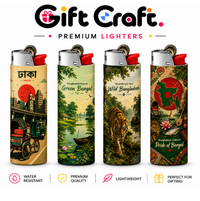 Bangladesh Heritage Lighter Pack | 4-Piece Set | Gift Craft BD